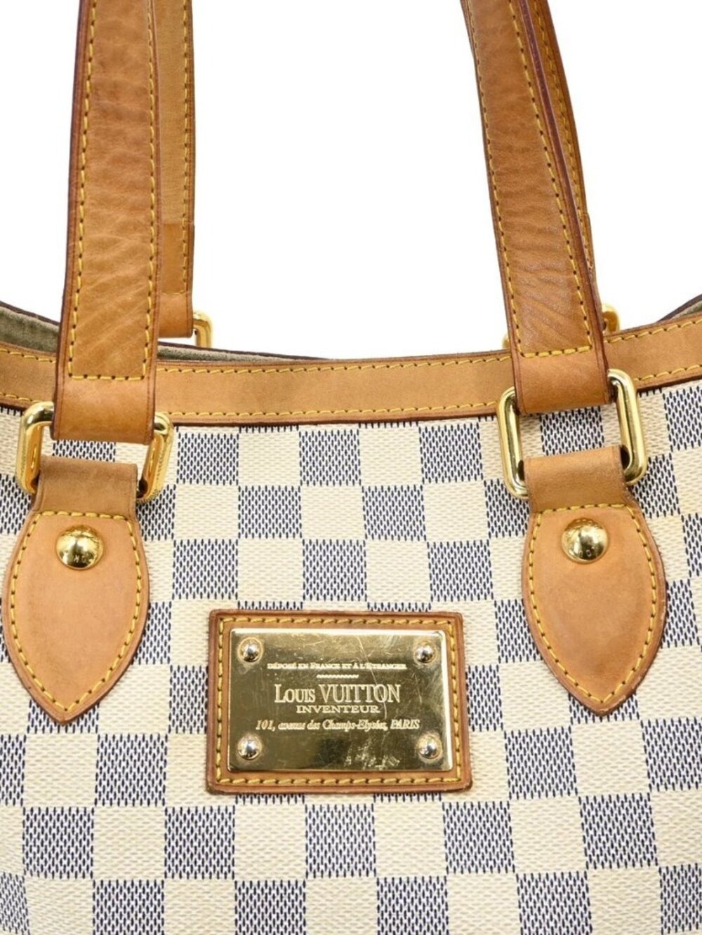 LOUIS VUITTON HAMPSTEAD PM HAND TOTE BAG AZUR N51207 MI2028 YQ06955 - Picture 9 of 16